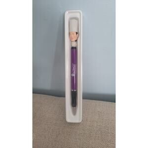 Rare Ultracet Drug Rep Pharmaceutical Purple Metal Twist Pen Chef Head Topper